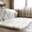 Mozza Natural White Faux Sheepskin Fur Fluffy Shag Area Rug-570610638
