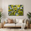 «Biomorphic Abstraction 19», art mural en métal vert