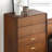 Mid-Century 5-Drawer Dresser, Wood & Metal Accents