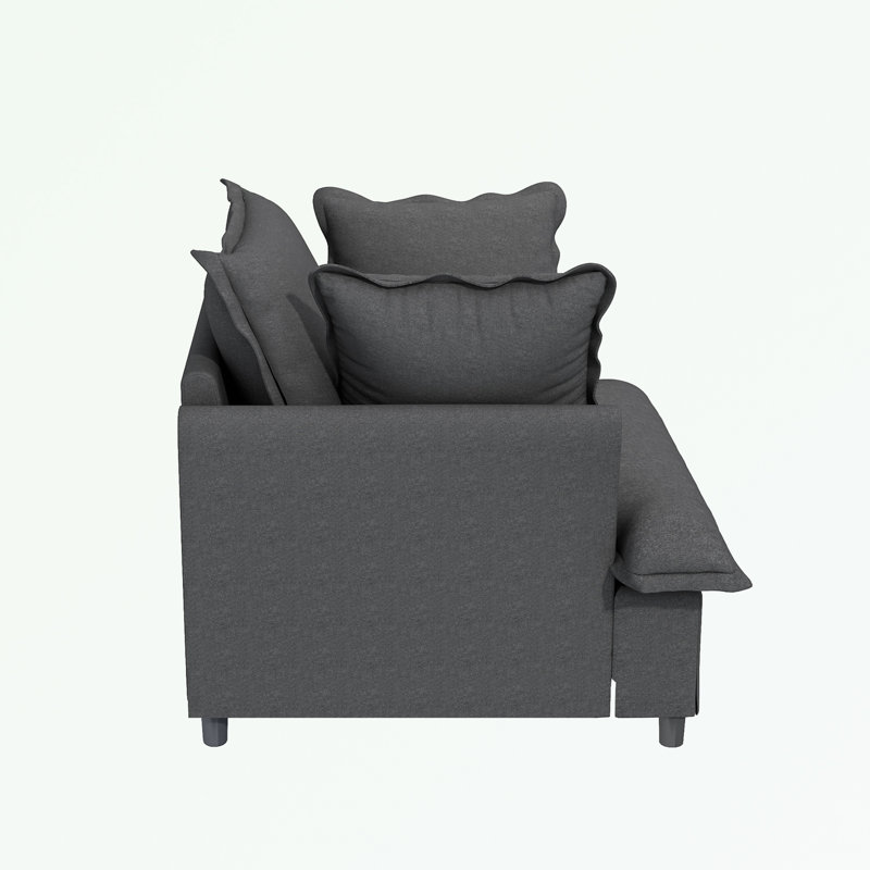 Canapé Chenille, Gris
