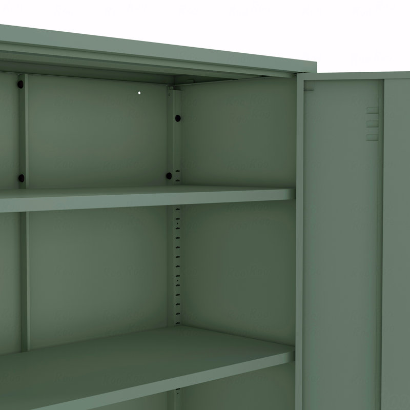 Armoire d'appoint 32 "vert sauge | Rangement industriel en métal | Idée cadeau, Vert sauge