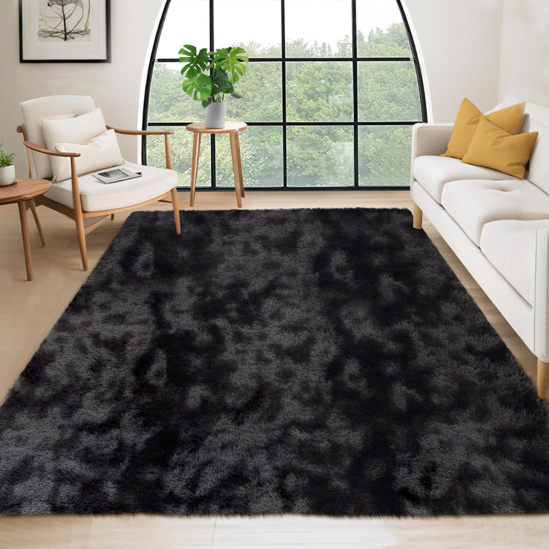 Shag Area Rugs Tie-Dyed Plush Fuzzy Rugs for Living Room, Ultra Soft Fluffy Furry Rugs for Bedroom, Indoor Carpet Nursery Rugs for Kids Room Home Decor