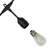 LED S14 Patio String Lights - Clear - 19.25' Black Wire - 20 Ct