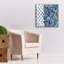  «Cobalt Garden 3» par Chariklia Zarris, art mural sur toile, 26 po x 26 po-824078187