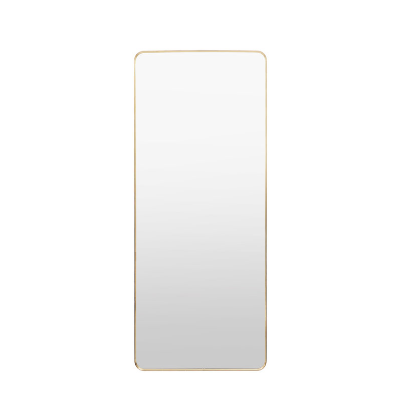 Anna Metal Framed Leaner Mirror, Gold
