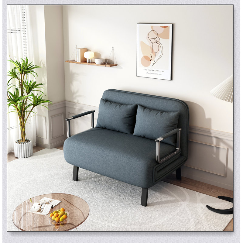 Fauteuil-lit convertible, canapé-lit pliable en trois, canapé-lit de loisirs pour un confort polyvalent et un design peu encombrant