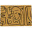 Bayport Line Art Faces Kitchen Mat-914229567