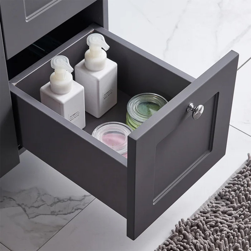 Ensemble de meuble-lavabo simple 36 po gris