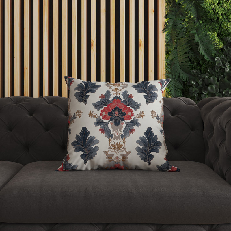 Toucher intérieur/extérieur traditionnel 20x20, Carré 20 po, Crème / argenté