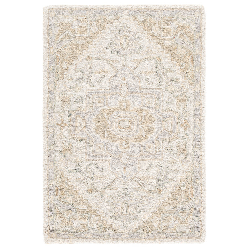 Barden Hand Tufted Oriental Indoor Rug, Rectangle 2'6" x 4'