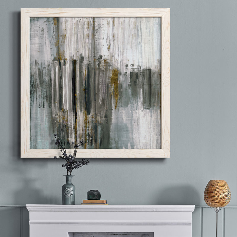 " La Vie ", 31.5" H x 31.5" W x 1" D, White