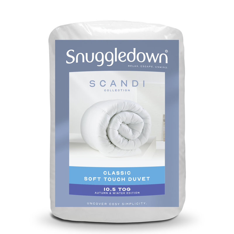 Snuggledown Scandinavian Hollowfibre 10.5 Tog All Year Round Duvet, Double