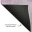 Tapis mauve Premium lavable à la machine Cerrito AMF521-109615587