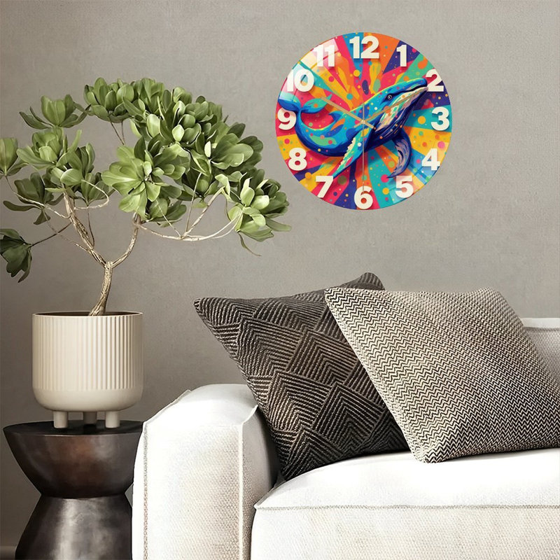 Horloge murale 12 po