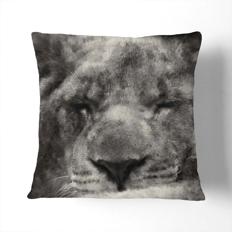 Square Cushion, 40cm H x 40cm W x 15cm D, White