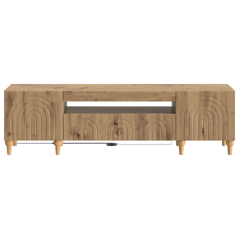 Unfinished with Fireplace Included, Artisan Oak