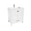 Ensemble de meuble-lavabo autoportant 30 po Anvay en vert forêt avec plateau en marbre de Carrare-1467094318-1342386984