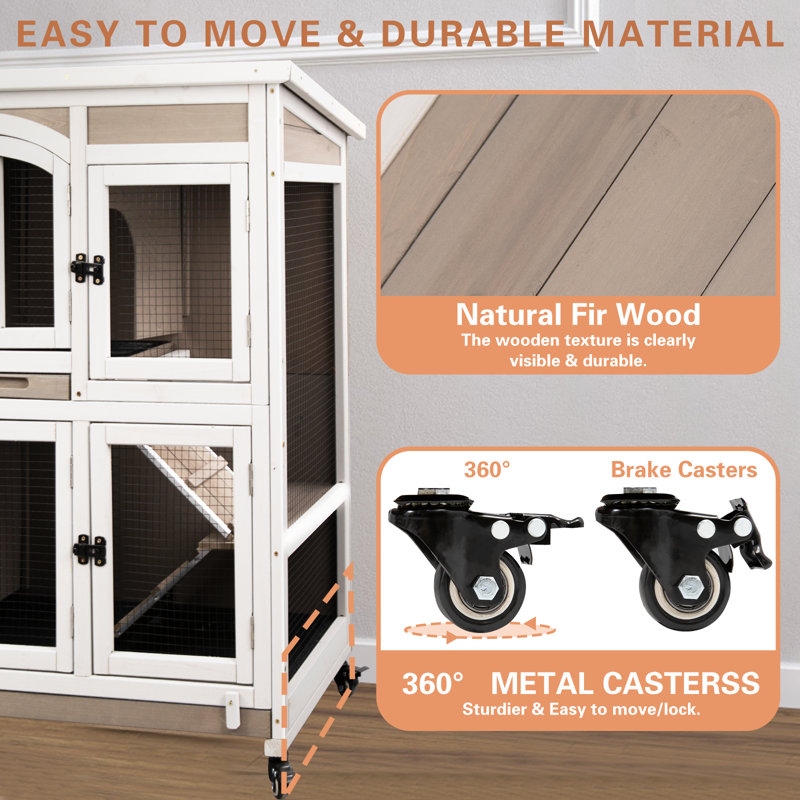 Rabbit Hutch With Ramp