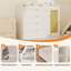 47.2'' 4 Drawer Changing Table With 1 Cabinets, Solid Wood Diaper Table