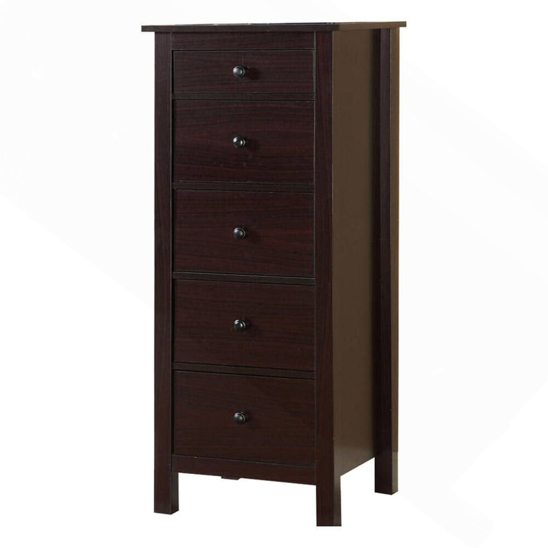 Commode compacte 5 tiroirs Transitional