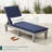 Jimaya Outdoor Chaise Lounge , Cushion Included-473722228