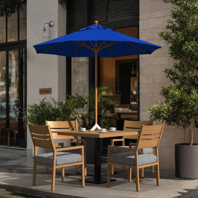 Parasol en bois de teck 7,5 pi