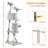 Siebert 79 " H Cat Scratching Post-2074025695