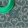 Hagerman Vintage Filigree Textured Weave Teal/Gray Indoor/Outdoor Rug