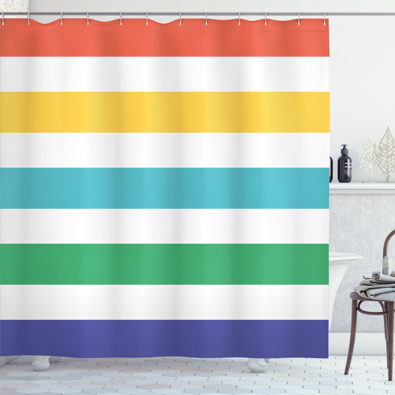  Rideau de douche Rainbow Kids, H 75 po x l 69 po