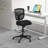 Laimuntas Backed Adjustable Height Ergonomic Active Stool with Footring and Wheels
