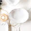 Petit bol oval en dentelle blanche Incanto