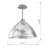 Metal Body Semi Flush Mount With Glass Cap