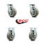 Ensemble de roulettes de rechange de service pour roulettes Magliner