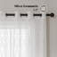 Ensemble de 2 rideaux transparents Sleep Zone-116830663-116830664