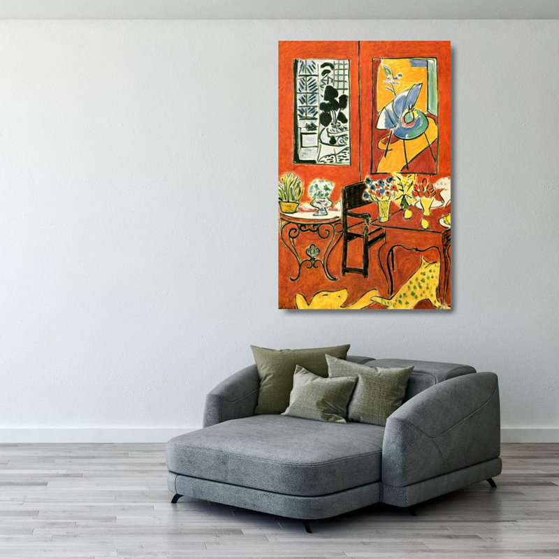 Large Red Interior, 1948