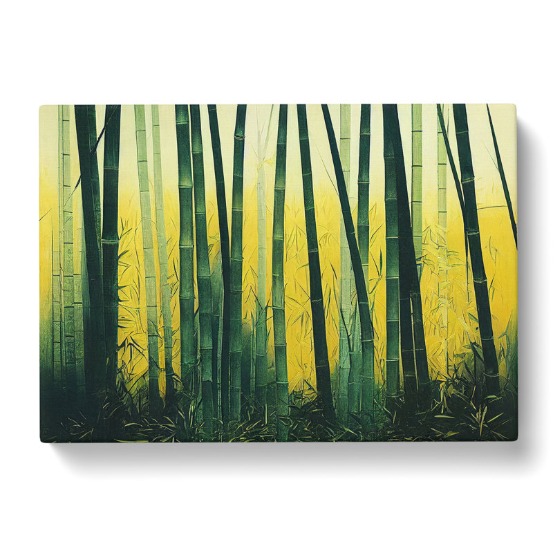 Artistic Bamboo Forest - Wrapped Canvas, 40cm H x 60cm W x 3cm D