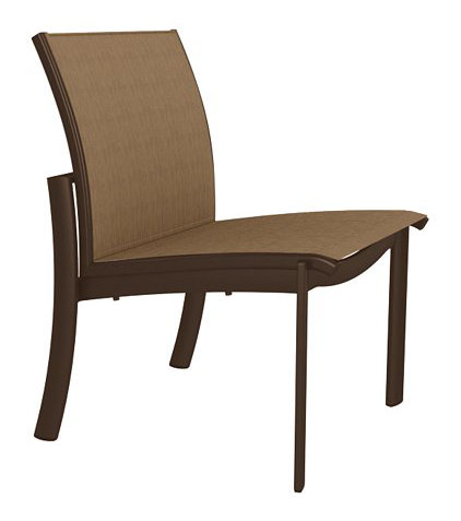Kor Outdoor Dining Side Chair, Gold Coast, Greco