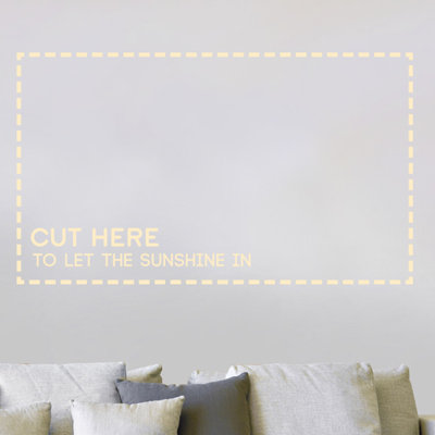 Non-Wall Damaging Wall Decal