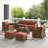 7 - Person Patio Conversation Set with Cushions-1187736439-1187736438