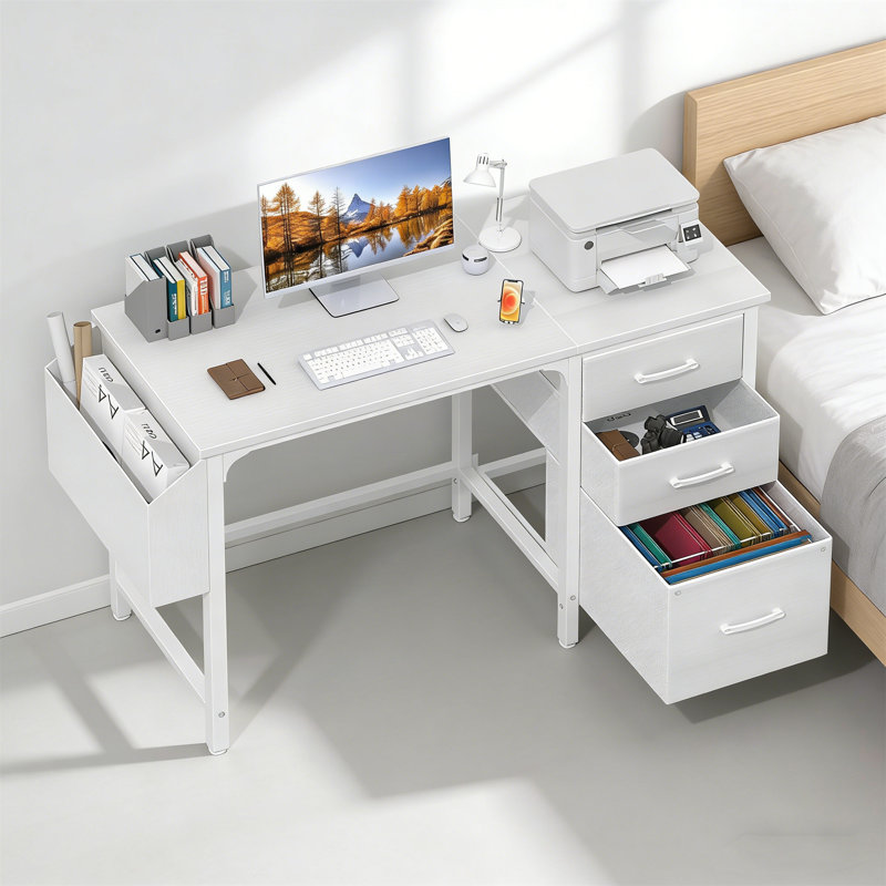Metal Base Computer Desk