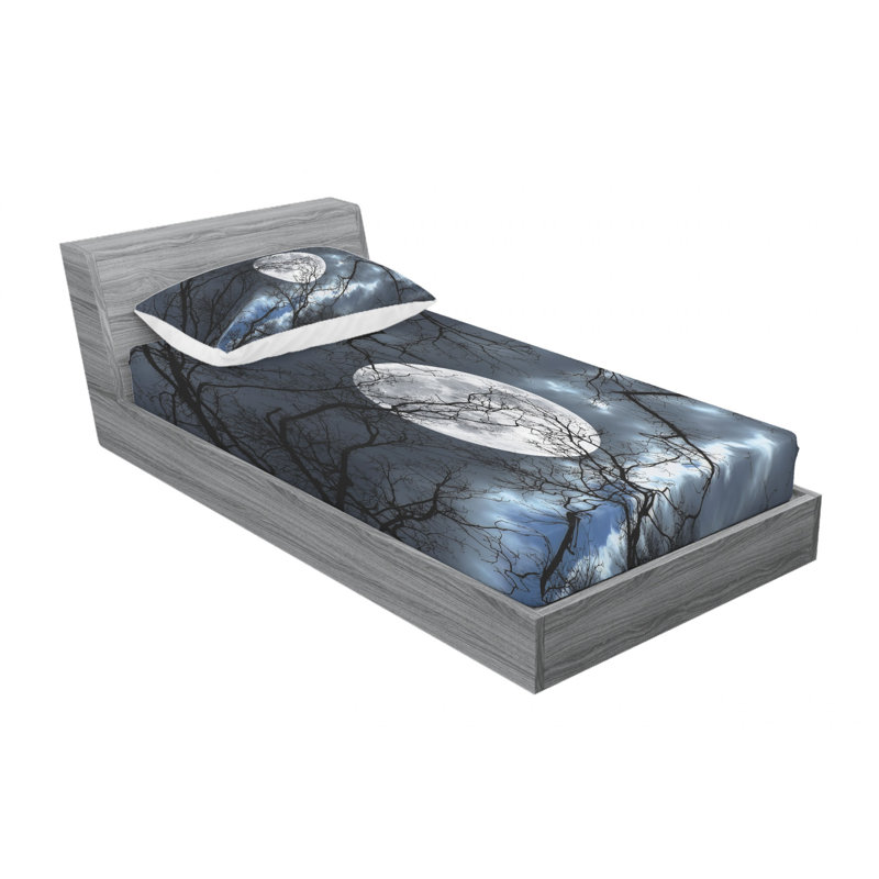Microfiber Sheet Set, Twin Sheet Set with Fitted Sheet
