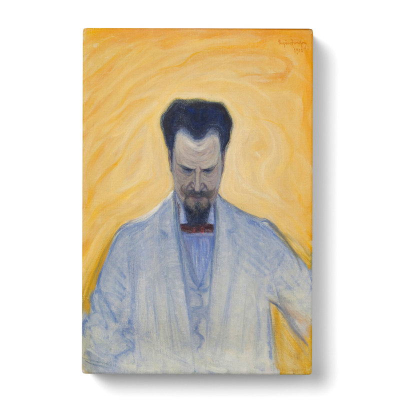 Portrait Of Ernest Thiel by Eugene Jansson - Wrapped Canvas, 76cm H x 50cm W x 3cm D