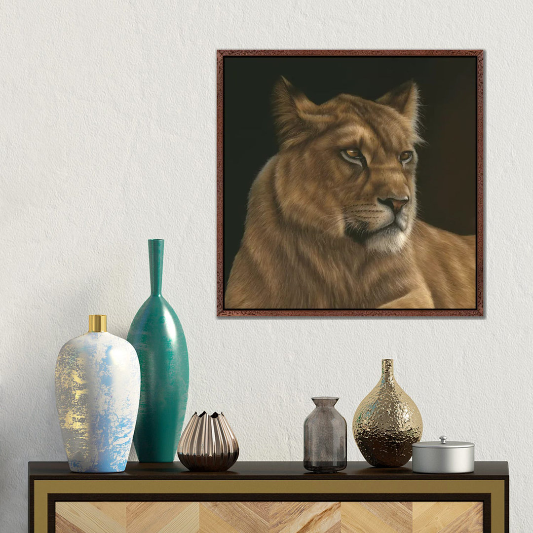 Lioness von Richard Macwee - Galerie- Giclée auf Leinwand