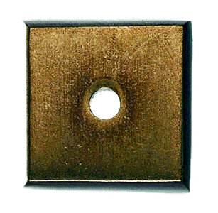 Aspen Square  Backplate, 1.25" H x 1.25" W x 0.19" D, Light Bronze