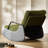 Rocking Recliner Chair with Footrest-Glider Rocker Chair with Retractable Footrest and Adjustable Backrest, Upholstered Rocking Chair, Modern Accent Chair for Living Room/Nursery/Bedroom-697254076