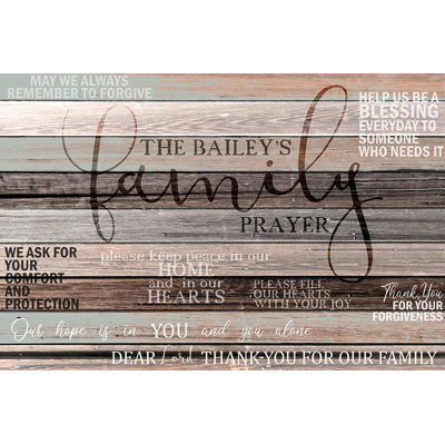 " Family Prayer " by Allen Kimberly