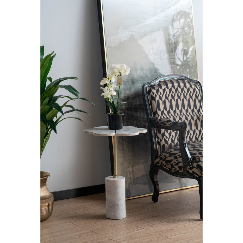Armanie Marble Top End Table