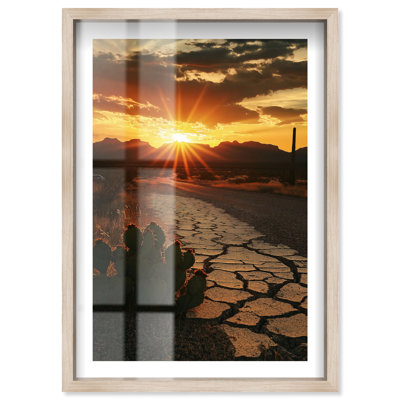 «Road Ahead Shadowbox Print Travel» par Notoriart