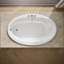 Sunward 66-In X 42-In Heated Bubblemassage Air Bath With Bask, Reversible Drain-452739124