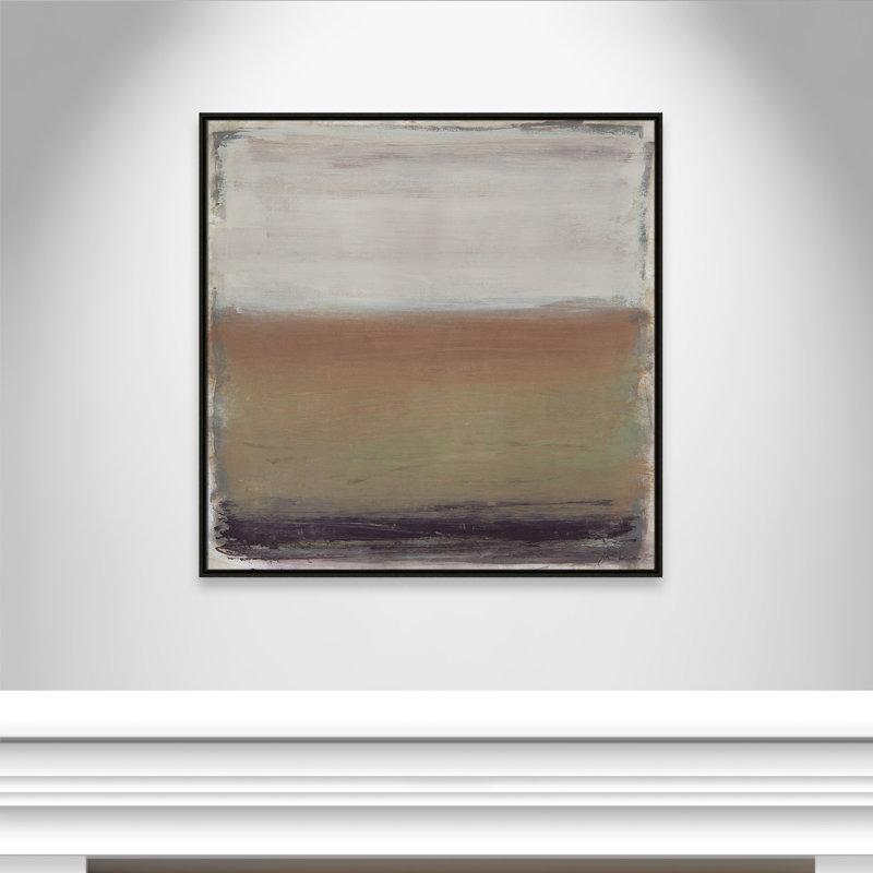«Alana Arizona Print» par, H 37,5 po x l 37,5 po, Espresso